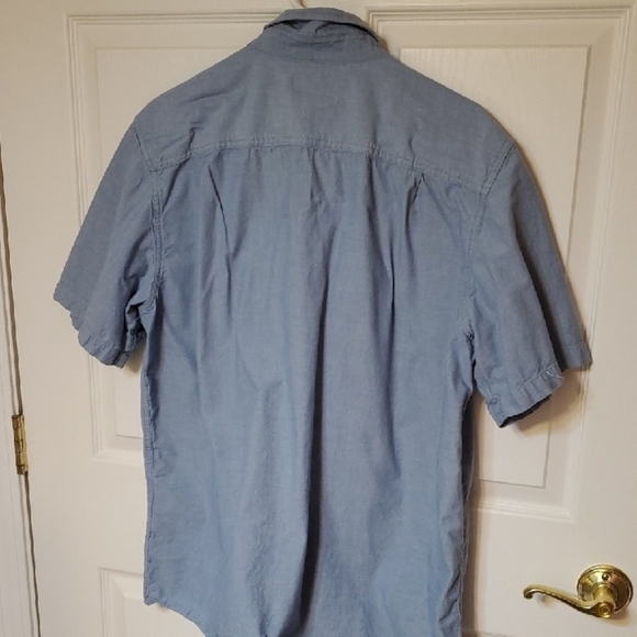 Carhartt Blue Casual Button Down Shirt Short Sleeve - Picture 10 of 10